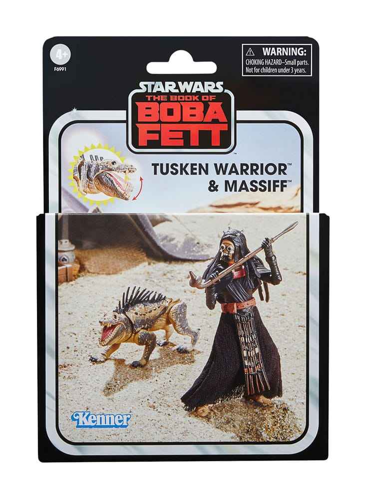 Star Wars Vintage Collection The Book of Boba Fett Tusken Warrior & Massiff 10 cm - Smalltinytoystore