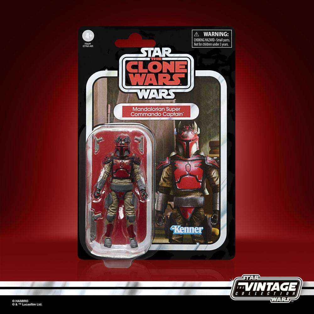 Star Wars Vintage Collection The Clone Wars Mandalorian Super Commando Captain - Smalltinytoystore