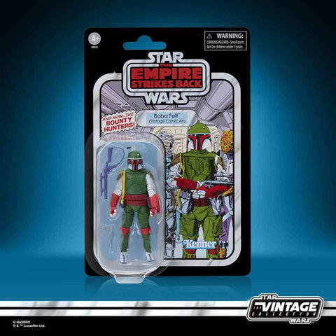 Star Wars Vintage Collection The Empire Strikes Back Boba Fett (Vintage Comic Art) 10 cm - Smalltinytoystore