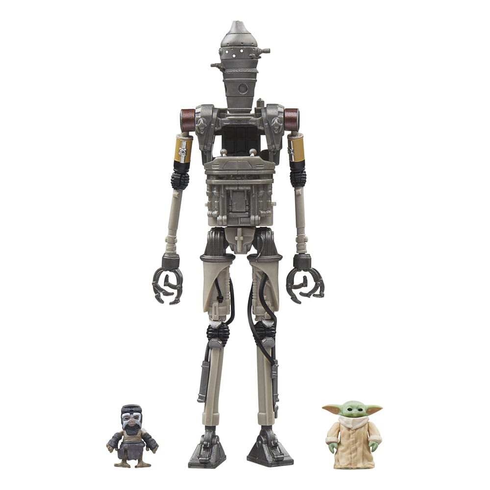 Star Wars Vintage Collection The Mandalorian 3er-Pack IG-12, Grogu & Anzellan 10 cm - Smalltinytoystore