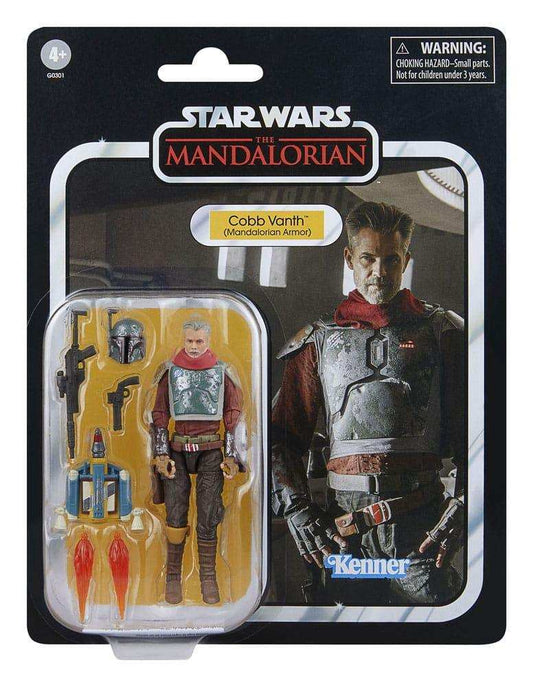 Star Wars Vintage Collection The Mandalorian Cobb Vanth (Mandalorian Armor) 10 cm - Smalltinytoystore