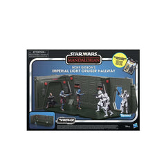 Star Wars Vintage Collection The Mandalorian Moff Gideon's Imperial Light Cruiser Hallway mit Mandalorian Privateer Actionfigur 10 cm - Smalltinytoystore