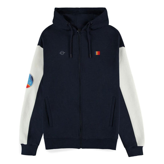Starfield Kapuzenjacke mit Reißverschluß Monochrome Emblem Größe XS - Smalltinytoystore