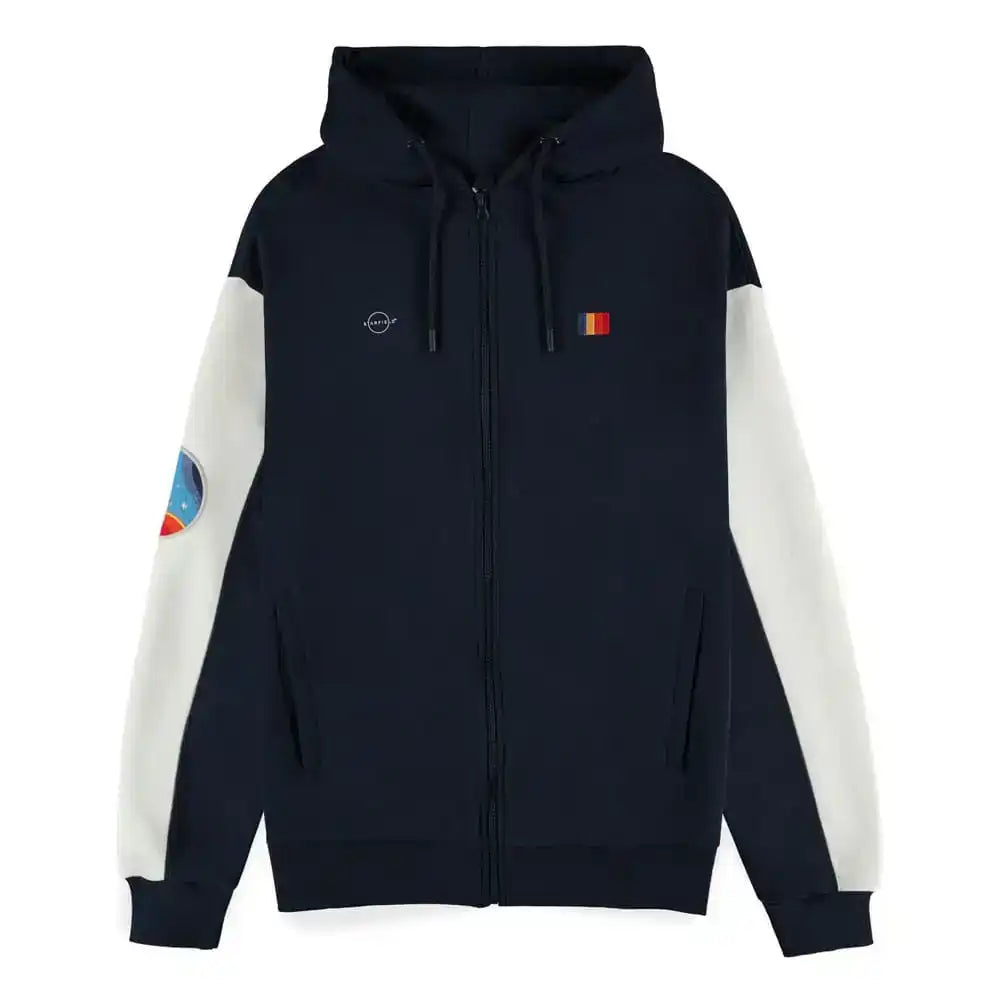 Starfield Kapuzenjacke mit Reißverschluß Monochrome Emblem Größe XXL - Smalltinytoystore