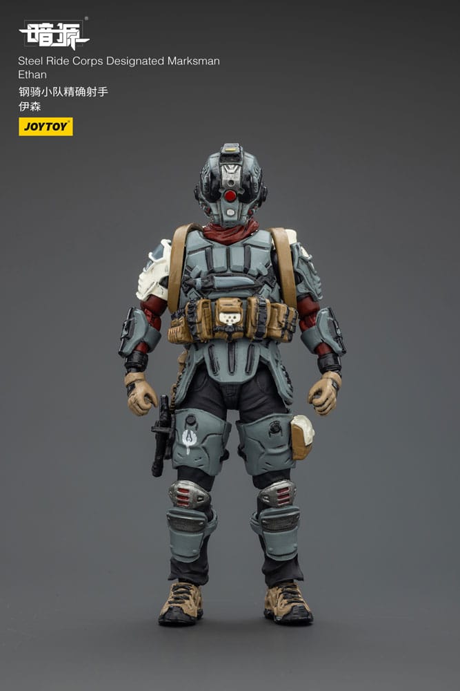 Steel Ride Corps Dark Source Actionfigur Designated Marksman Ethan 7 cm - Smalltinytoystore
