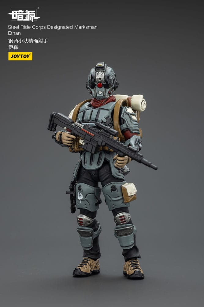 Steel Ride Corps Dark Source Actionfigur Designated Marksman Ethan 7 cm - Smalltinytoystore