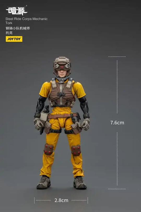 Steel Ride Corps Dark Source Actionfigur Mechanic Tork 7 cm - Smalltinytoystore