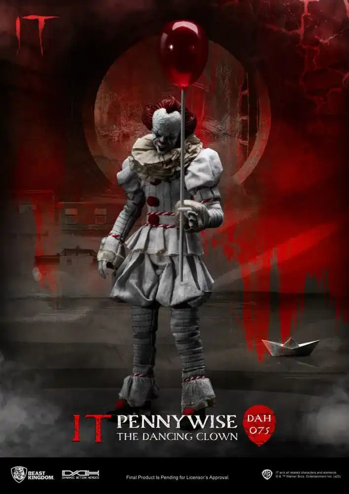 Stephen King's Es Dynamic 8ction Heroes Actionfigur 1/9 Pennywise 21 cm - Smalltinytoystore