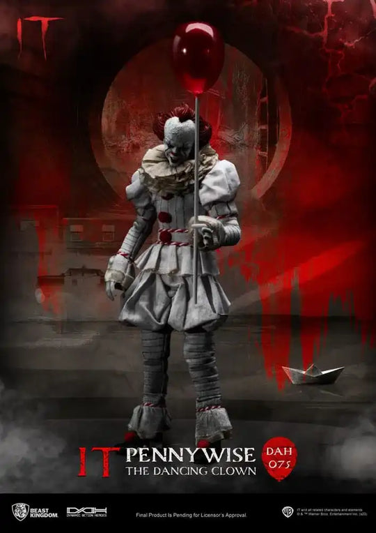 Stephen King's Es Dynamic 8ction Heroes Actionfigur 1/9 Pennywise 21 cm - Smalltinytoystore