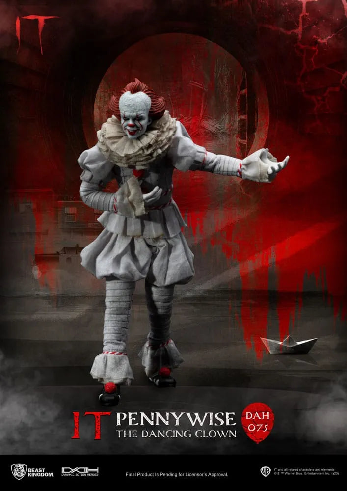 Stephen King's Es Dynamic 8ction Heroes Actionfigur 1/9 Pennywise 21 cm - Smalltinytoystore