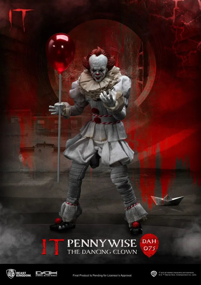 Stephen King's Es Dynamic 8ction Heroes Actionfigur 1/9 Pennywise 21 cm - Smalltinytoystore