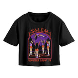 Steven Rhodes Cropped T-Shirt Silver Salem Summer  Größe S