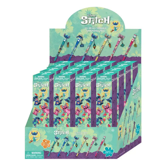 Stitch & Co. - Der Film Stitch 3D Head Topper Spinning Pen - Smalltinytoystore