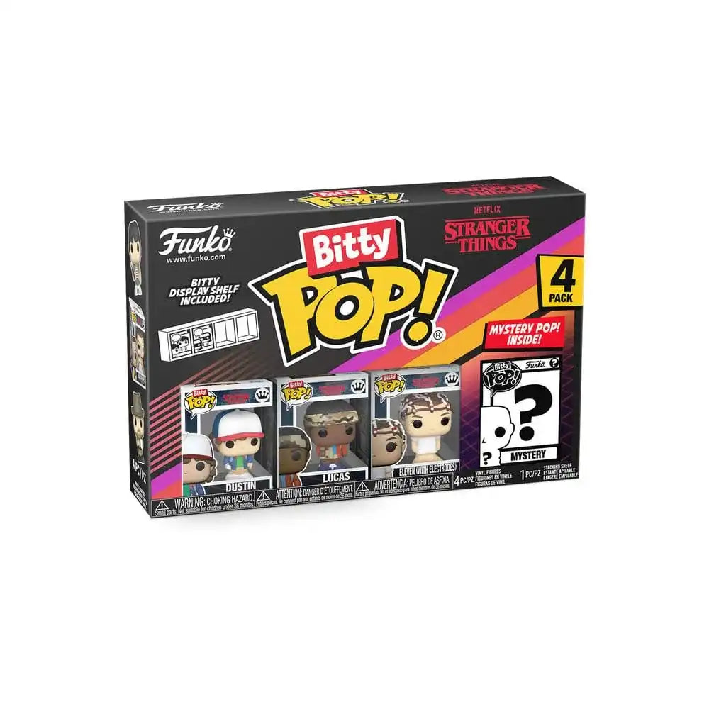 Stranger Things Bitty POP! Vinyl Figuren 4er-Pack Dustin 2,5 cm - Smalltinytoystore