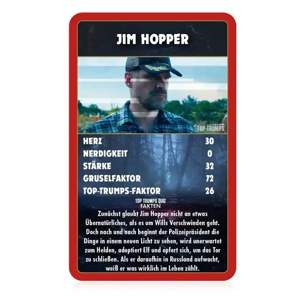 Stranger Things Kartenspiel Top Trumps Collectables *Deutsche Version* - Smalltinytoystore