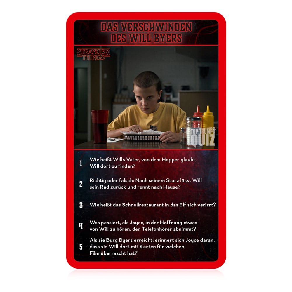 Stranger Things Kartenspiel Top Trumps Quiz *Deutsche Version* - Smalltinytoystore