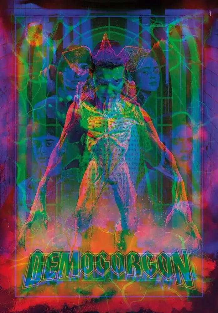 Stranger Things Metamorphic Art Collection Puzzle mit Leucht-Effekt Demogorgon (520 Teile)