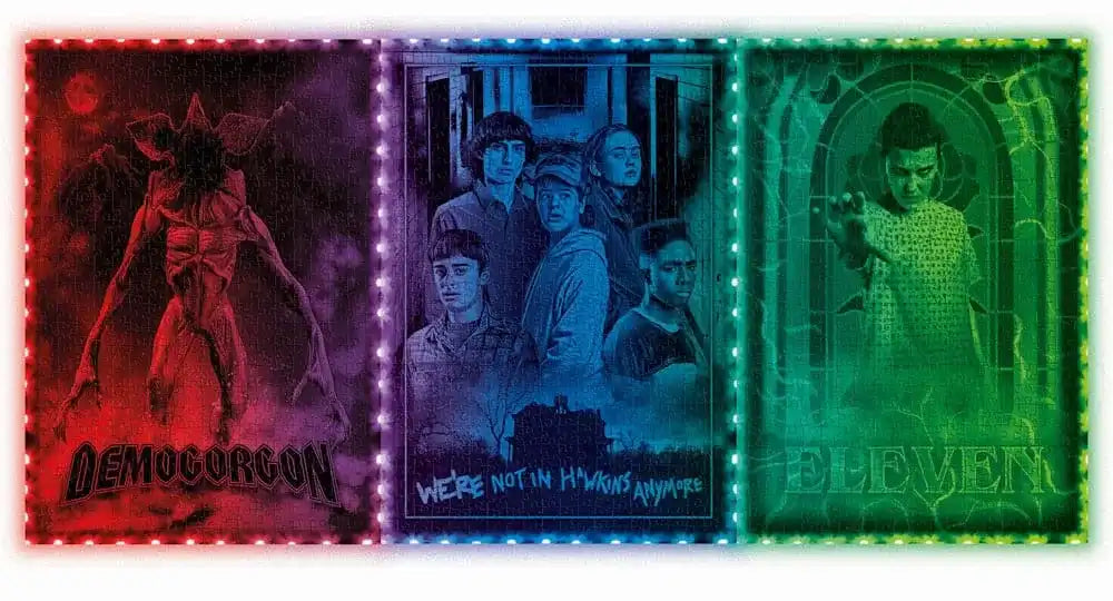 Stranger Things Metamorphic Art Collection Puzzle mit Leucht-Effekt Demogorgon (520 Teile)