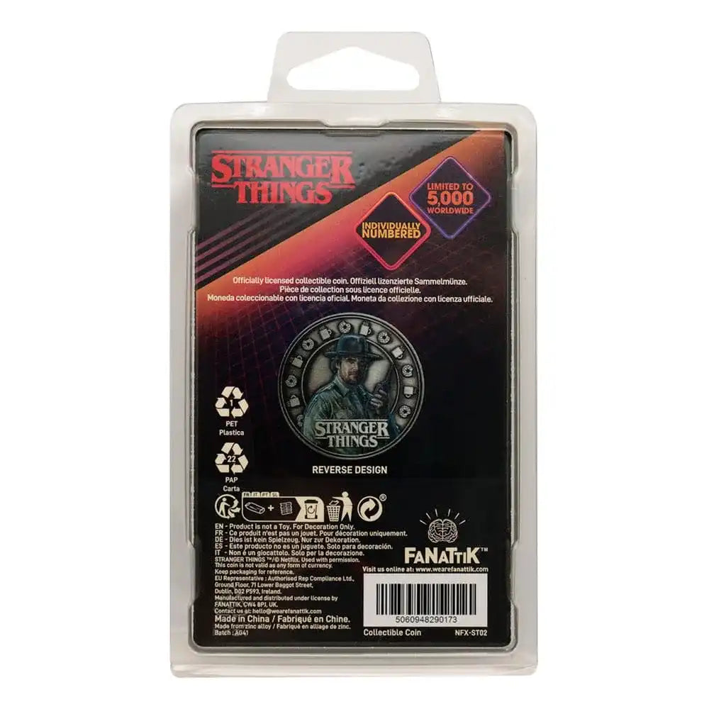 Stranger Things Sammelmünze Eleven & Hopper 4 cm - Smalltinytoystore