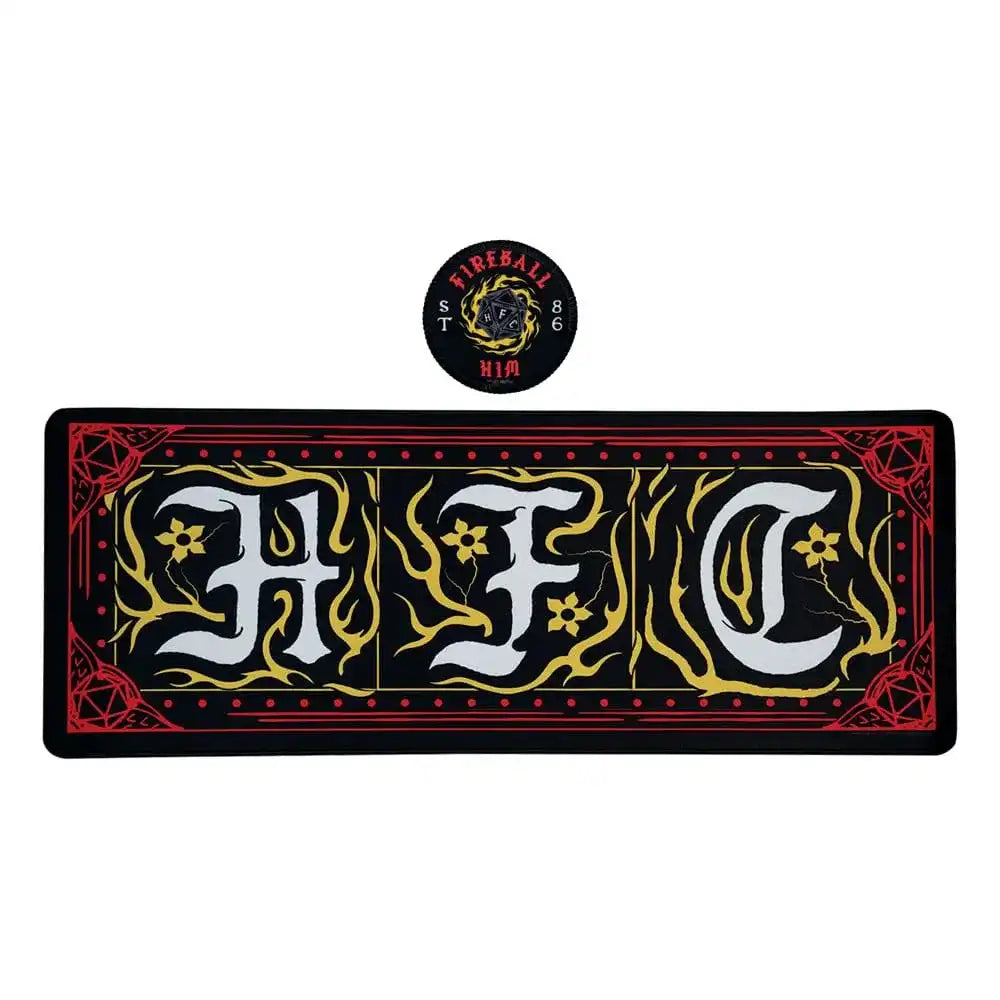 Stranger Things Schreibtischunterlage & Untersetzer Hellfire Club - Smalltinytoystore