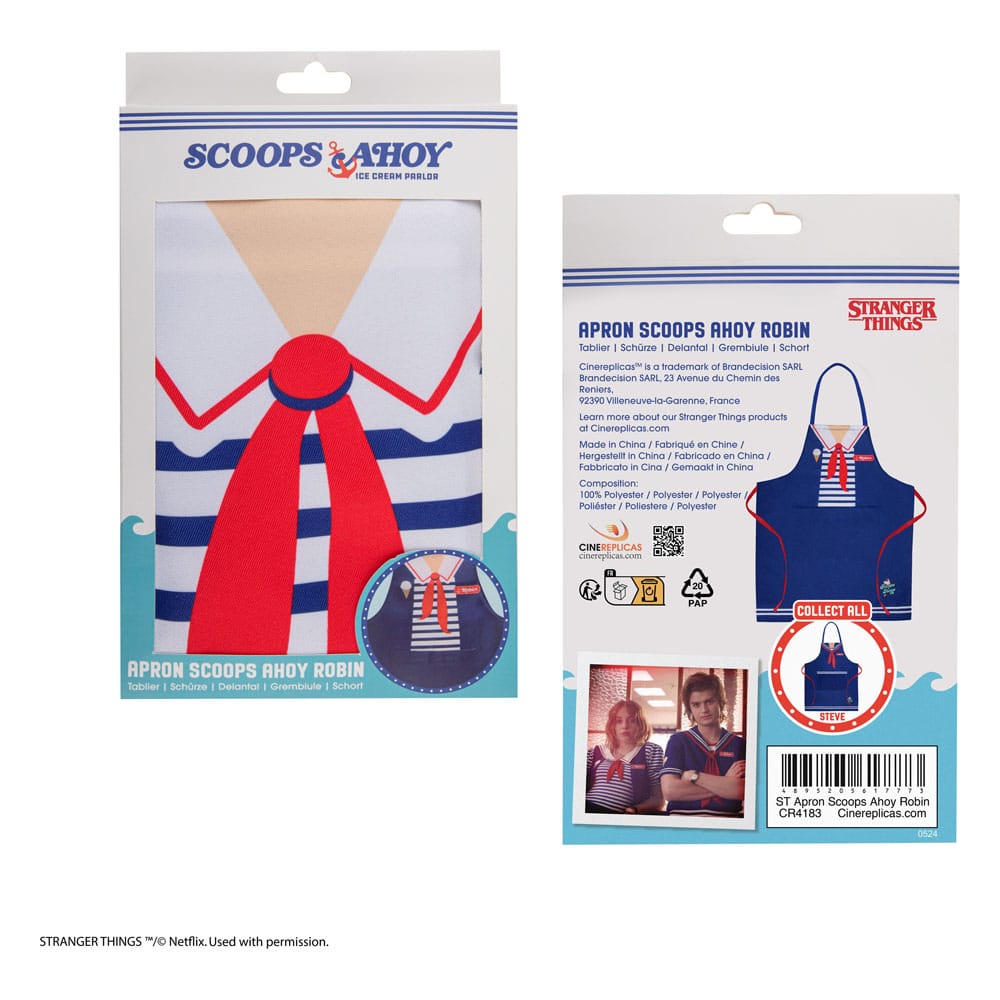 Stranger Things Schürze Scoops Ahoy Robin - Smalltinytoystore