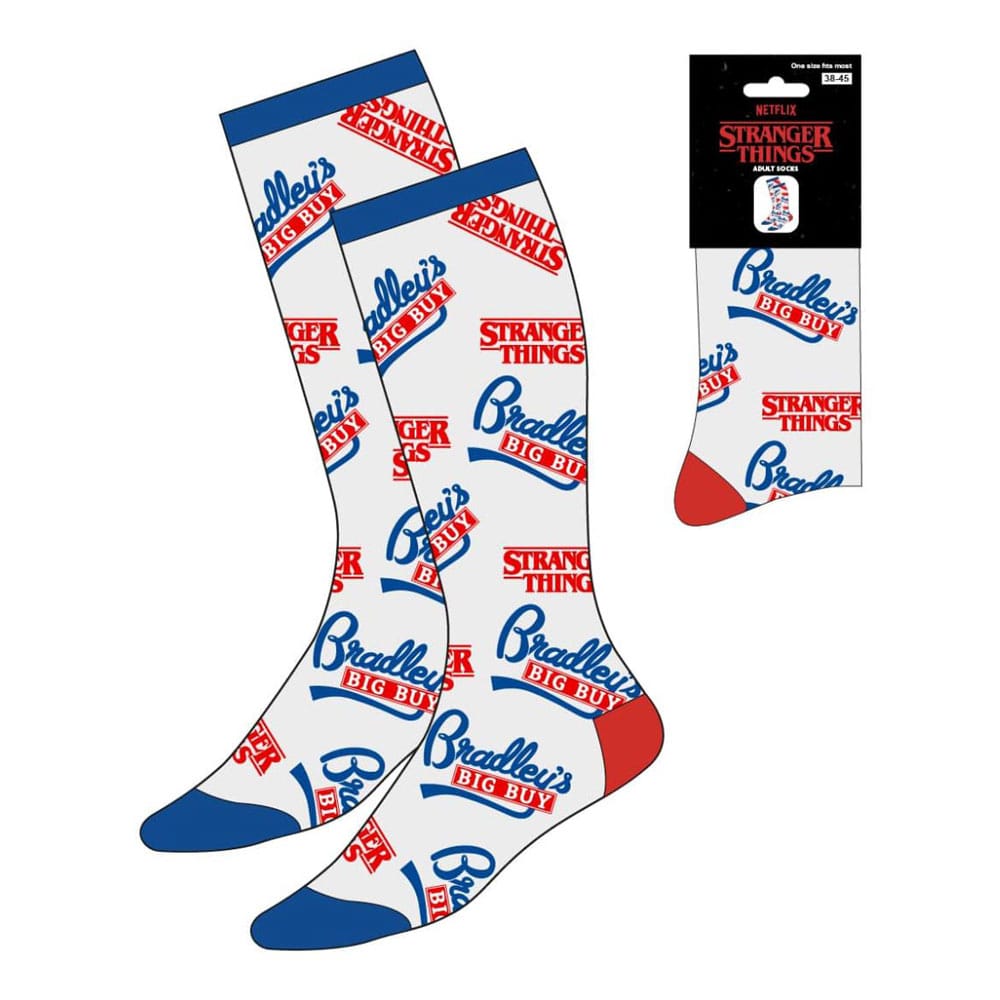 Stranger Things Socken Bradley´s Big Buy AOP 38-45 - Smalltinytoystore