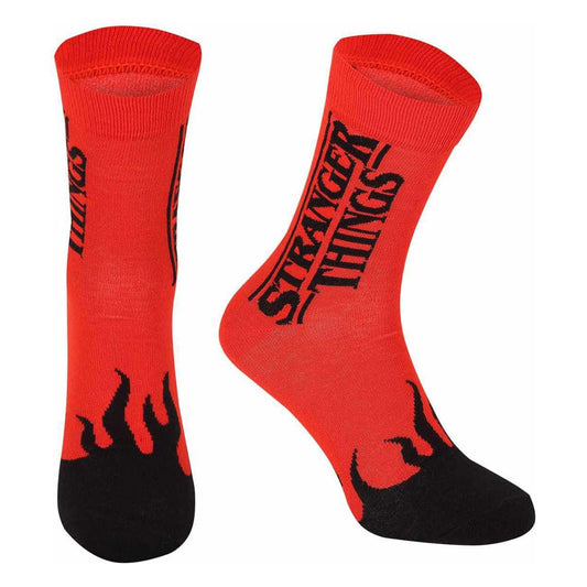 Stranger Things Socken Red Flame Large - Smalltinytoystore