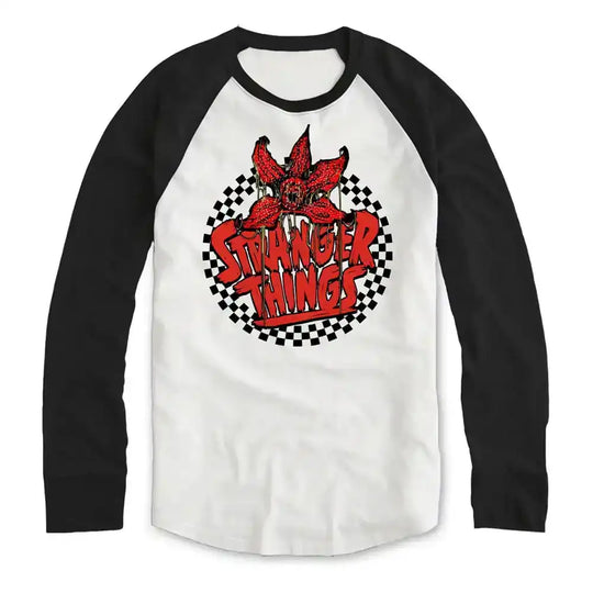 Stranger Things Sweatshirt Checkered Circle Ls  Größe XL