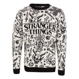 Stranger Things Sweatshirt Christmas Jumper Collage Größe M - Smalltinytoystore
