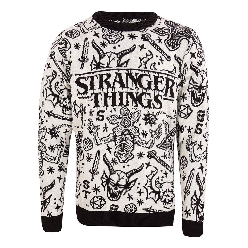 Stranger Things Sweatshirt Christmas Jumper Collage Größe M - Smalltinytoystore