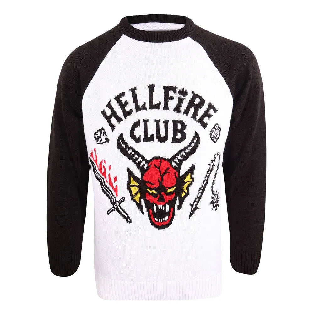 Stranger Things Sweatshirt Christmas Jumper Hellfire Club Größe XXL