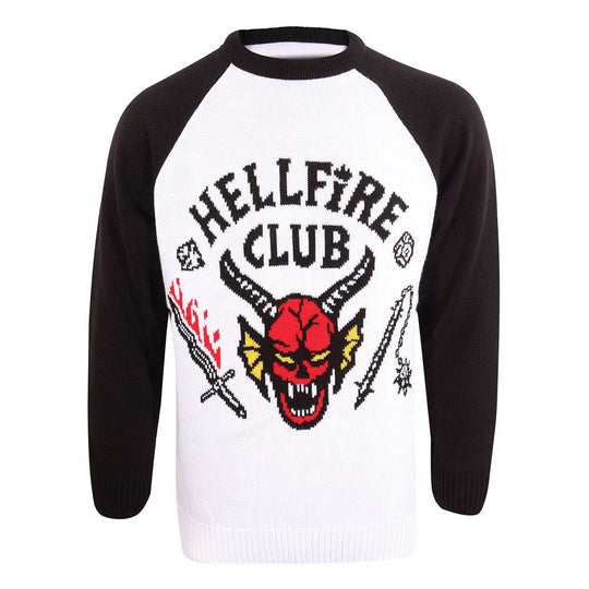 Stranger Things Sweatshirt Christmas Jumper Hellfire Club Größe XXL