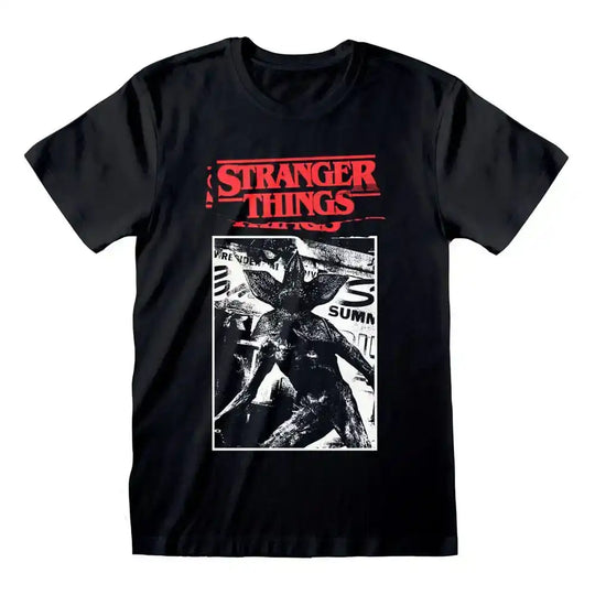 Stranger Things T-Shirt Article Cut Out Größe L