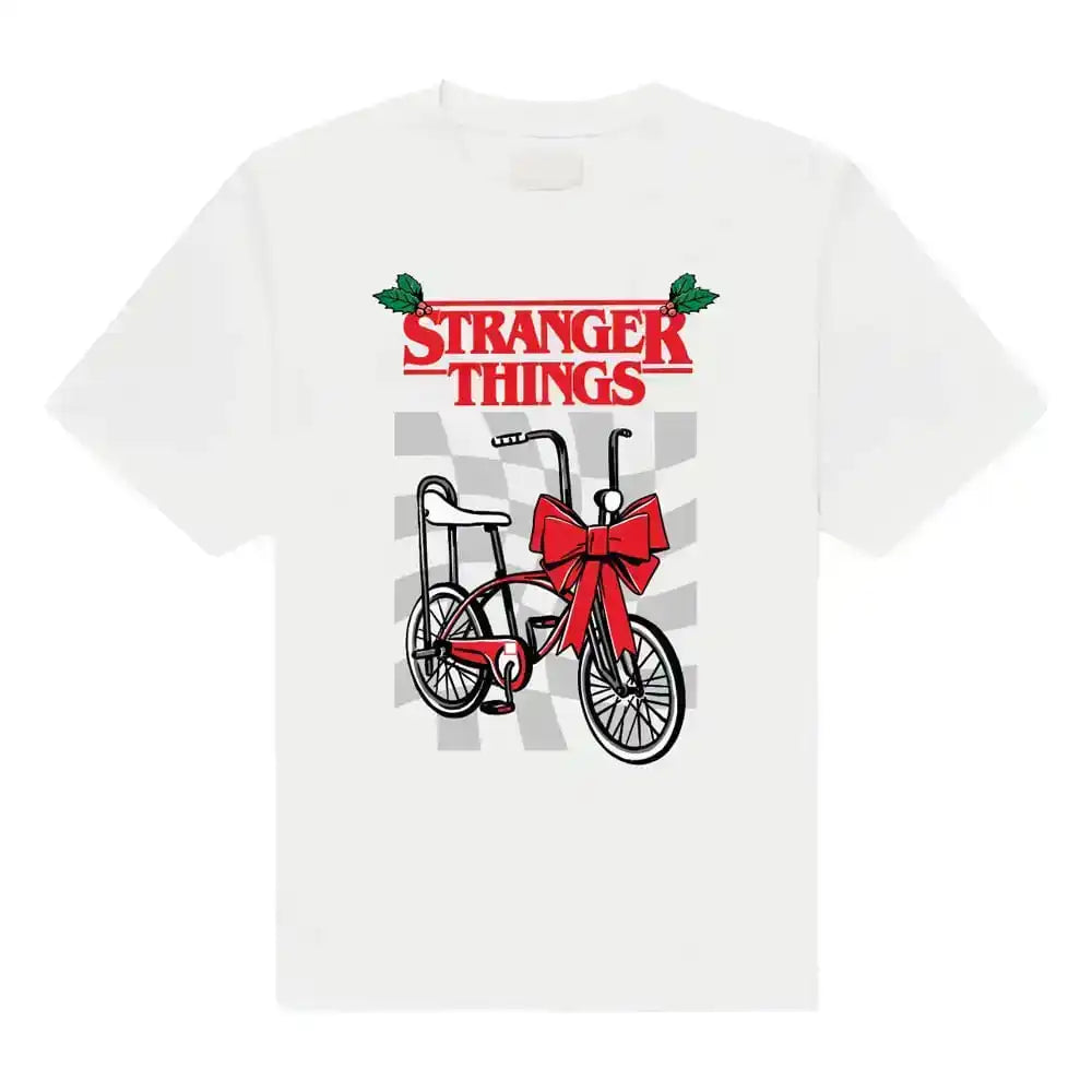 Stranger Things T-Shirt Christmas Bike Größe L