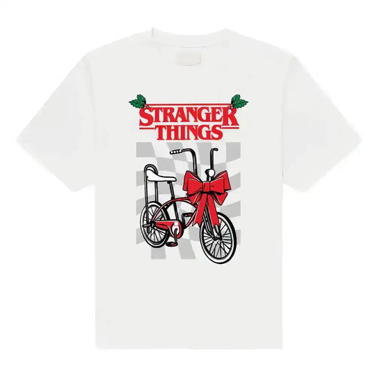 Stranger Things T-Shirt Christmas Bike Größe L