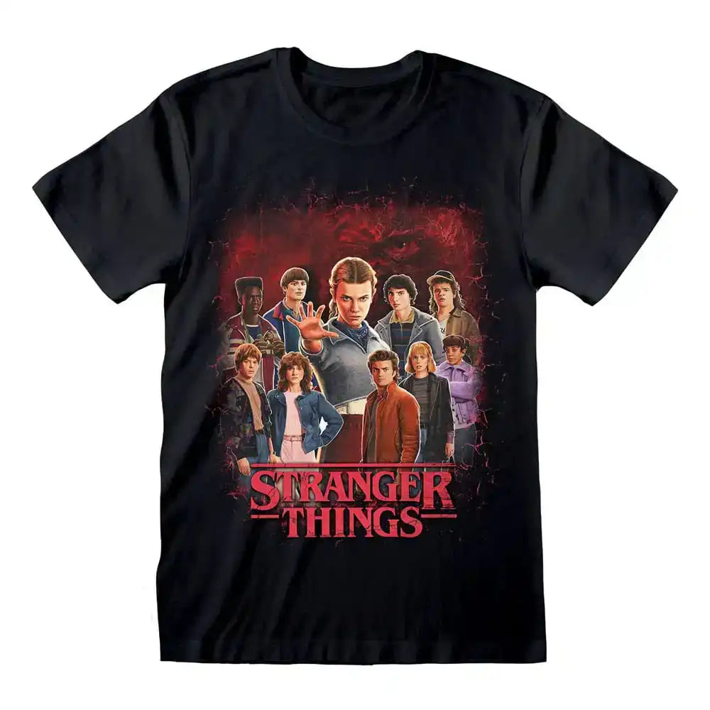 Stranger Things T-Shirt Group of all Characters Größe M