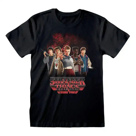 Stranger Things T-Shirt Group with Vecna behind Größe XL