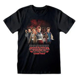 Stranger Things T-Shirt Group with Vecna behind