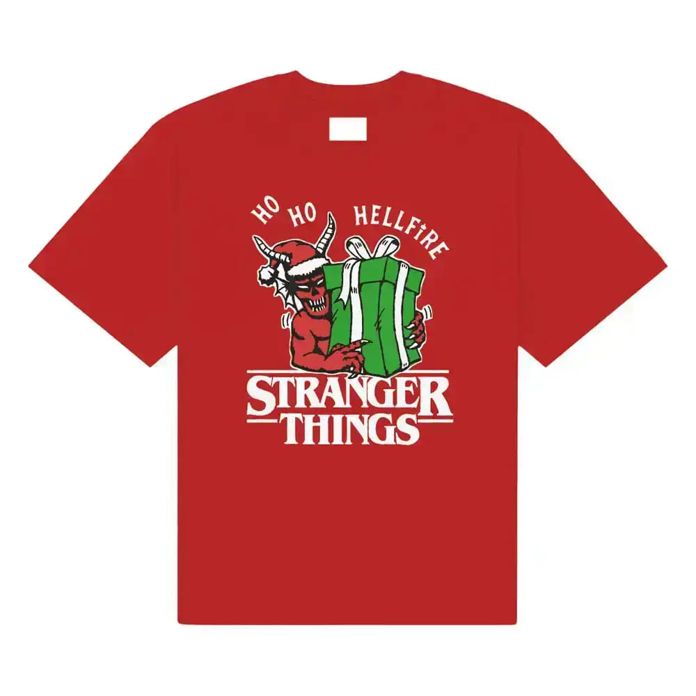 Stranger Things T-Shirt Ho Ho Hellfire Größe XL