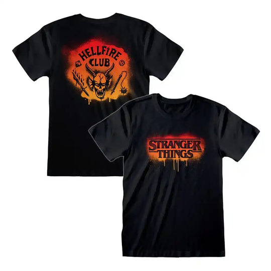 Stranger Things T-Shirt Spray Paint Hellfire Größe XL