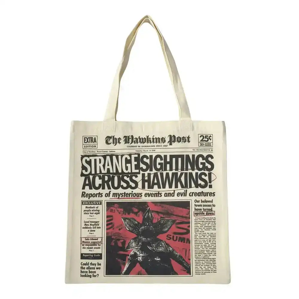 Stranger Things Tragetasche Newspaper - Smalltinytoystore