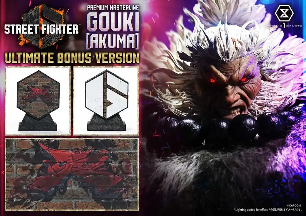 Street Fighter 6 Premium Masterline Series Statue 1/4 Akuma Ultimate Bonus Version 69 cm