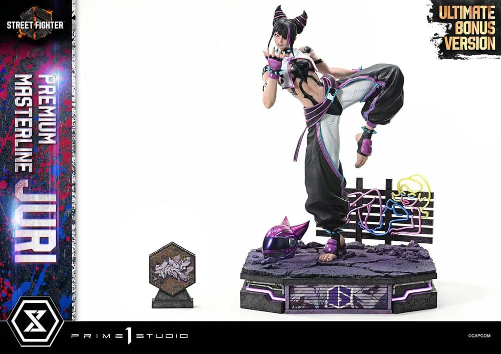 Street Fighter 6 Premium Masterline Series Statue 1/4 Juri Ultimate Bonus Version 58 cm - Smalltinytoystore