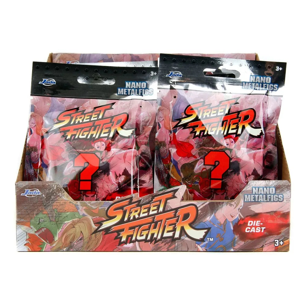 Street Fighter Nano Metalfigs Diecast Minifiguren Display 6 cm (24) - Smalltinytoystore