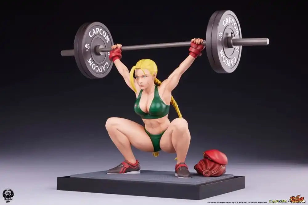Street Fighter Premier Series Statue 1/4 Cammy: Powerlifting 41 cm - Smalltinytoystore