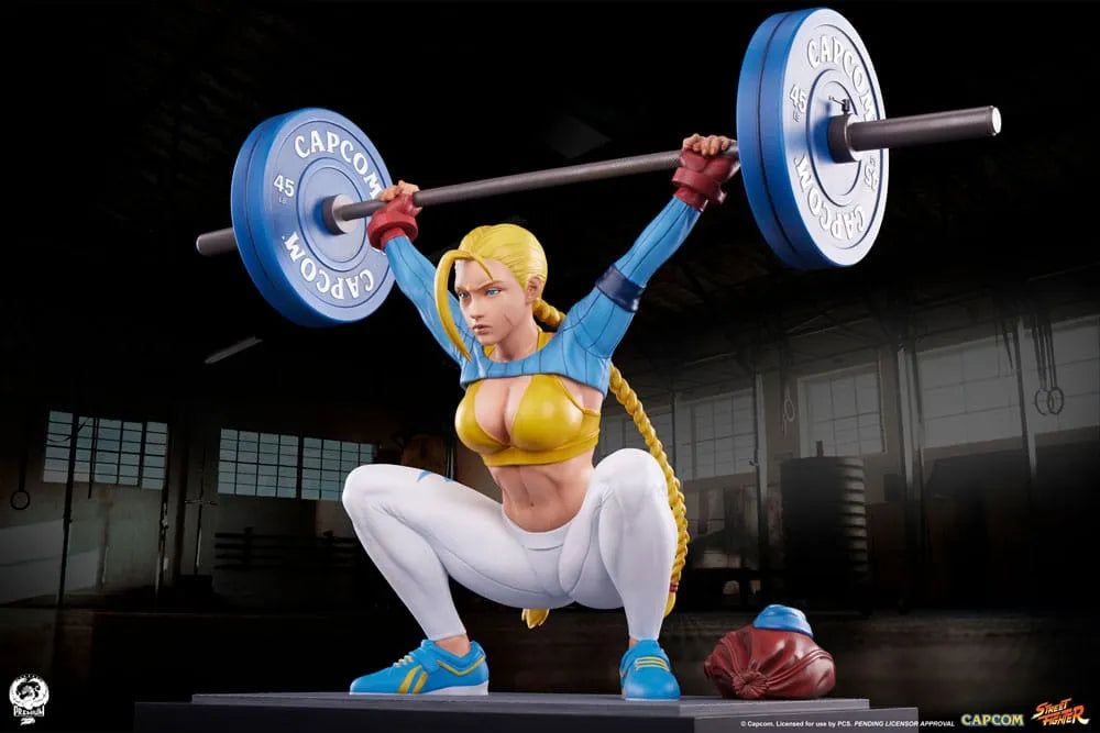 Street Fighter Premier Series Statue 1/4 Cammy: Powerlifting Alpha 41 cm - Smalltinytoystore