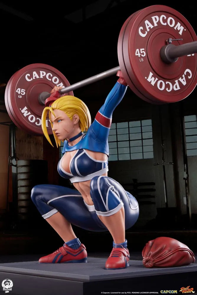 Street Fighter Premier Series Statue 1/4 Cammy: Powerlifting SF6 41 cm - Smalltinytoystore