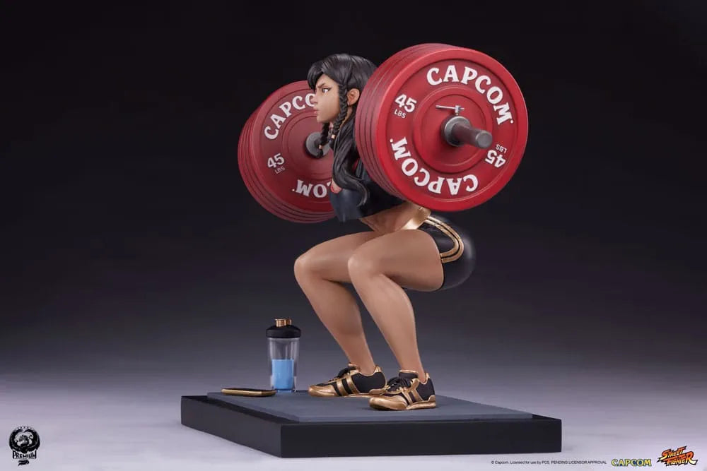 Street Fighter Premier Series Statue 1/4 Chun-Li Powerlifting (Battle Edition) 37 cm - Smalltinytoystore