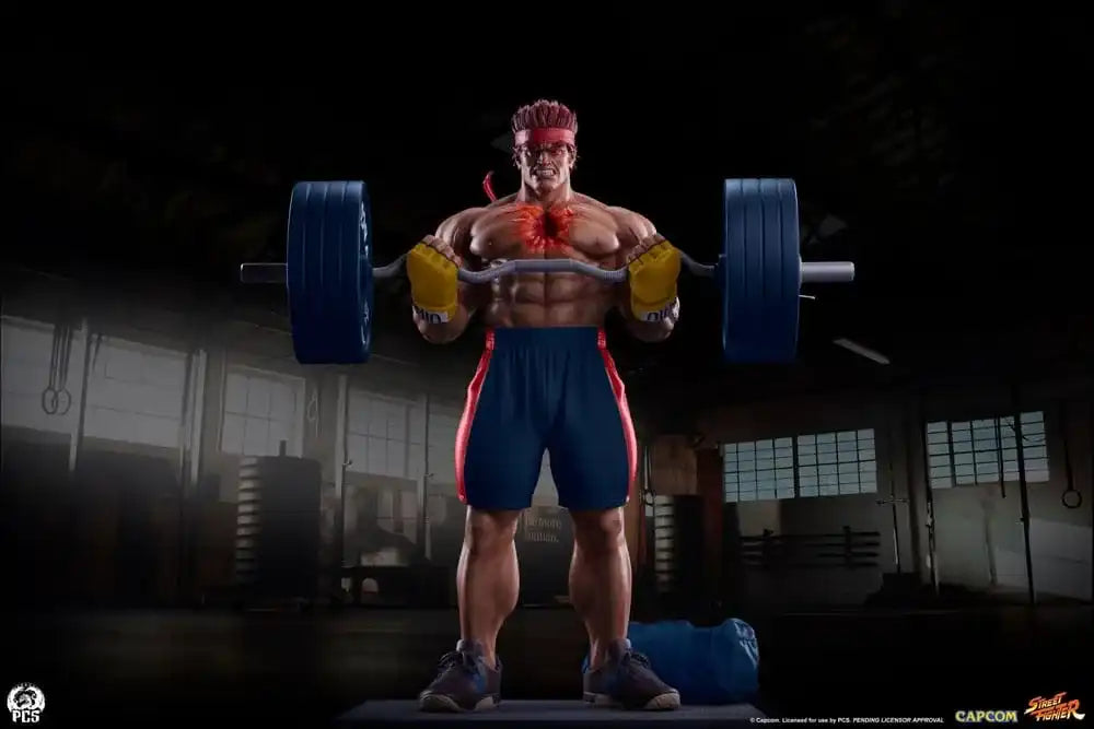Street Fighter Premier Series Statue 1/4 Evil Ryu: Powerlifting 53 cm - Smalltinytoystore