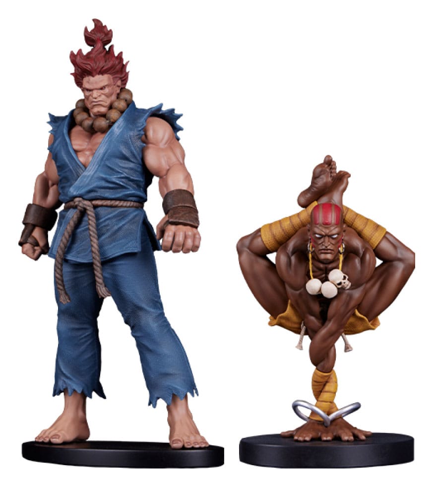 Street Fighter PVC Statuen 1/10 Akuma & Dhalsim 21 cm - Smalltinytoystore